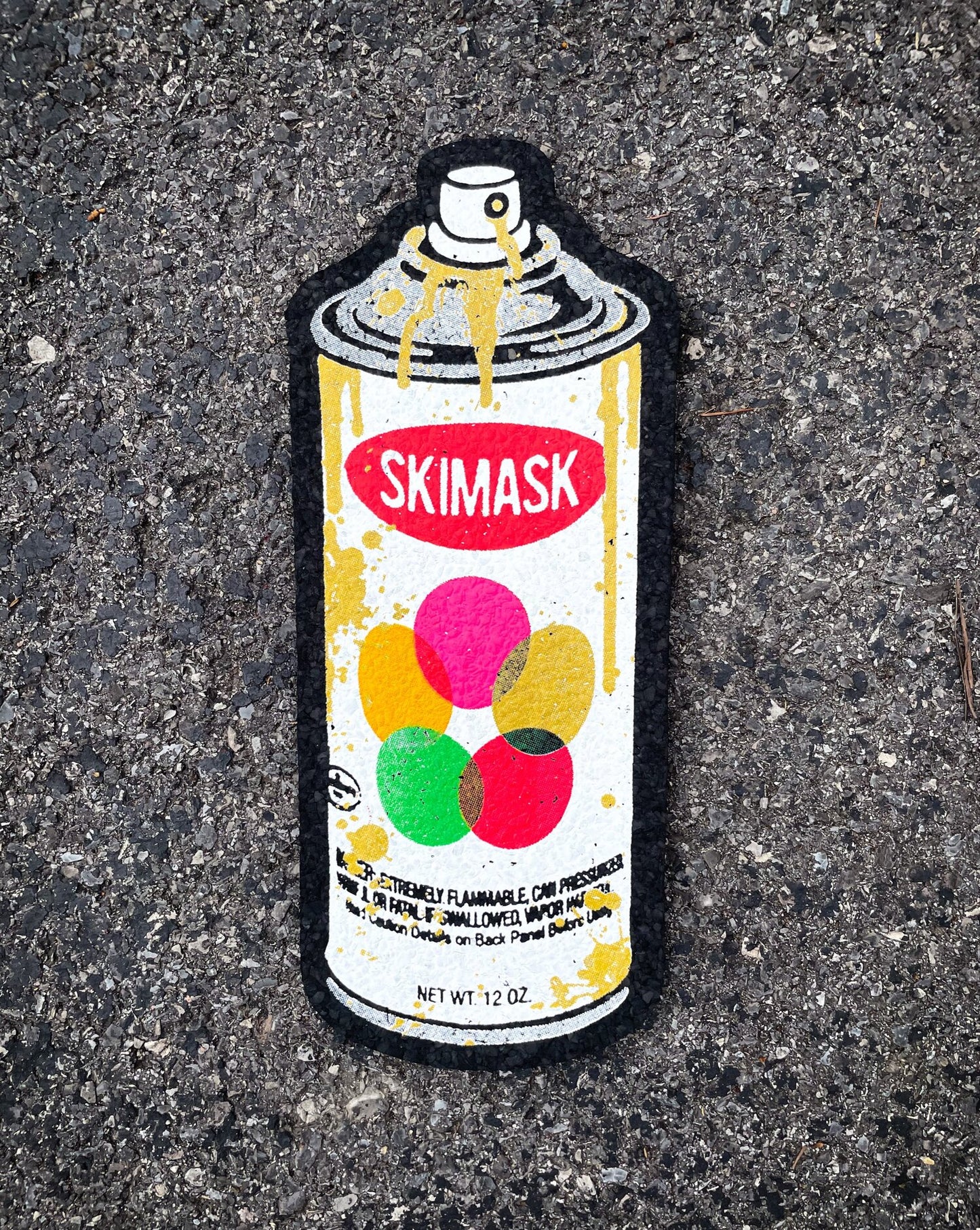 Gold Aerosol Spray Can Mood Mat