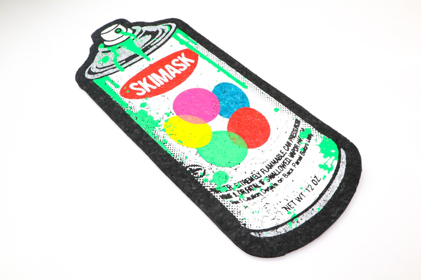 Neon Green Spray Can Mood Mat